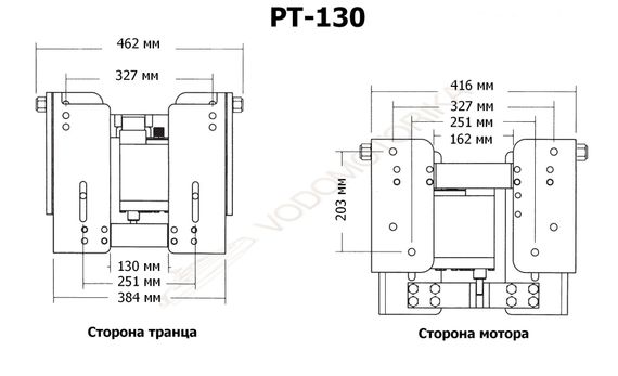 Подъёмник мотора гидравлический 50-130 л.с. (Tilt And Trim)