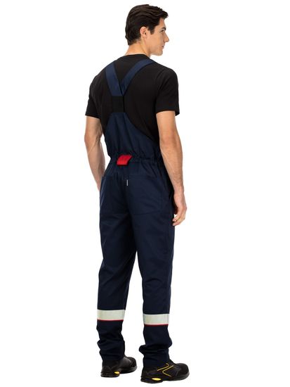 Костюм "Анкер" полукомбинезон (т.синий/красный)