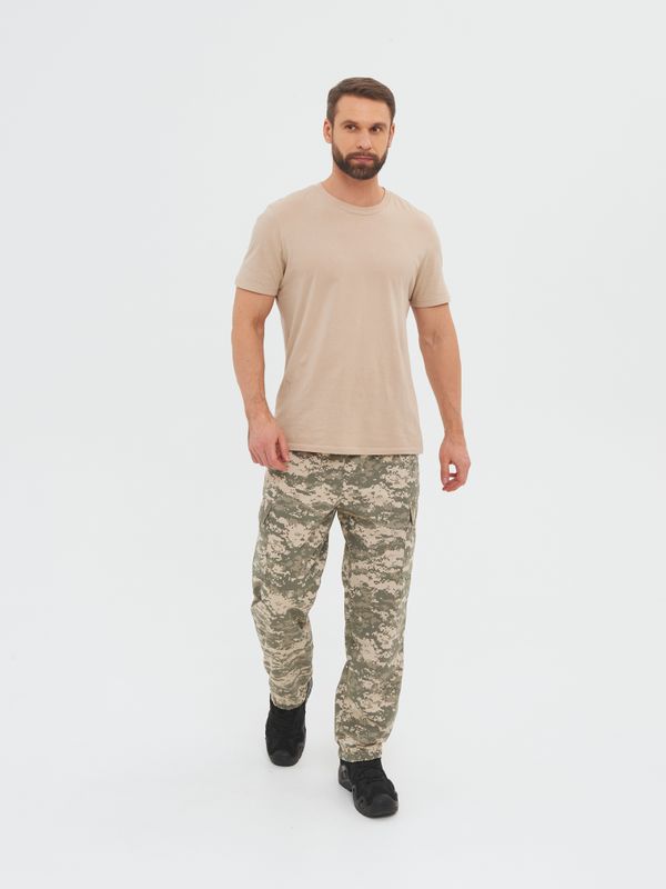 Брюки летние Антигнус ткань Смесовая цвет 128/2 (светлый пиксель)