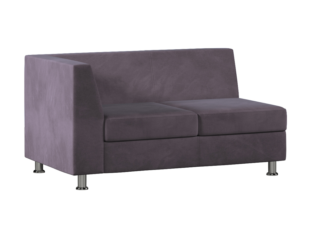 Секция с подлокотником двухместная правая МАРКУС