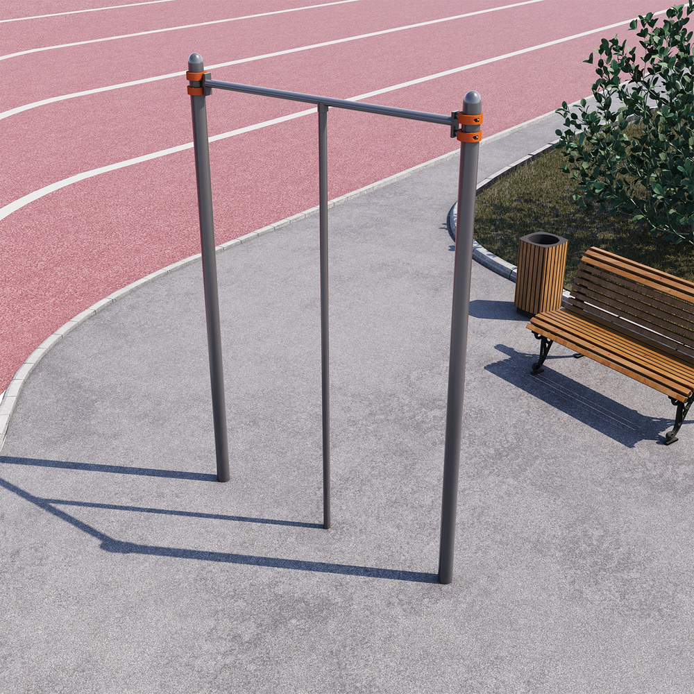 Высокий турник с шестом СВС-171