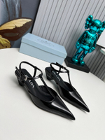 Prada Satin Slingback Pumps