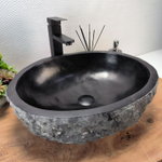 Раковина из андезита Erozy Black EA-62770 51*40*14 114