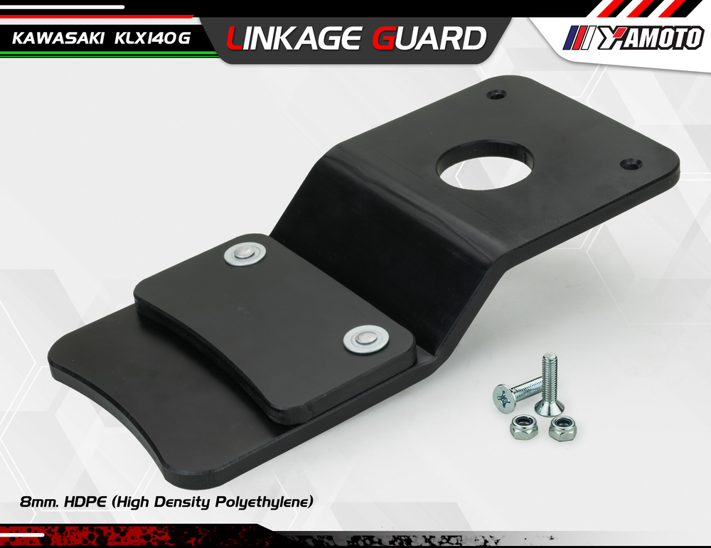 Linkage guard for Skid Plate for Kawasaki KLX125-140-150. HDPE