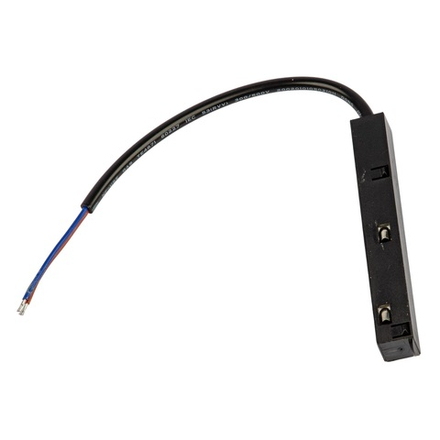 UBX-MM01-35 BLACK Ввод питания для магнитных шинопроводов.35мм. Прямой. Внутренний. Черный. ТМ Uniel