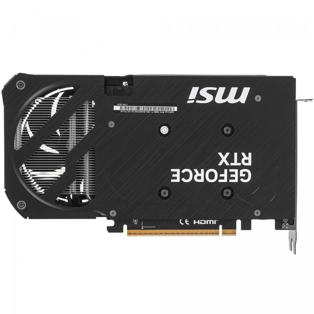 Видеокарта MSI GeForce RTX 5060 Ti SHADOW 2X OC PLUS 16GB GDDR7 128 bit PCIe 5.0