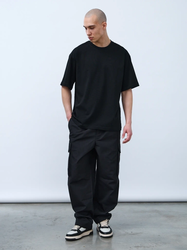 Футболка оверсайз (черный) 190 г