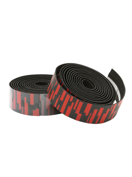 Намотка на руль Комета Страйп черно красные