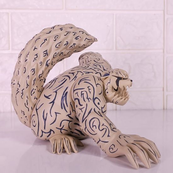 Фигурка Аниме Naruto Shippuden Soft Vinyl Shukaku 10см / Фигурка Banpresto по мотивам аниме "Наруто", Шукаку