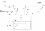 Ванна Salini Orlanda S-Sense 180x80 102012M белая матовая