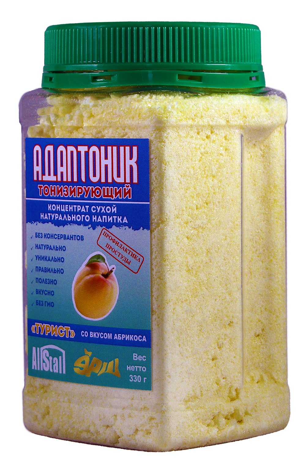 Адаптоник "Турист" (абрикос) в ПЭТ-банке 330 г