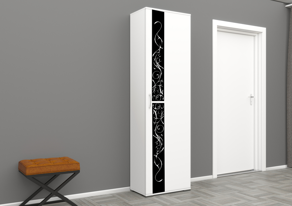 Шкаф Авалон Стекло Чёрное