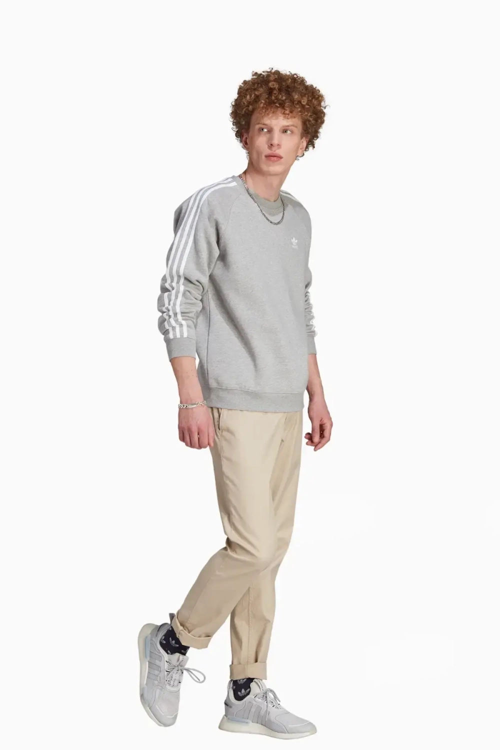 Кофта adidas Adicolor Classics 3S Crew - серый