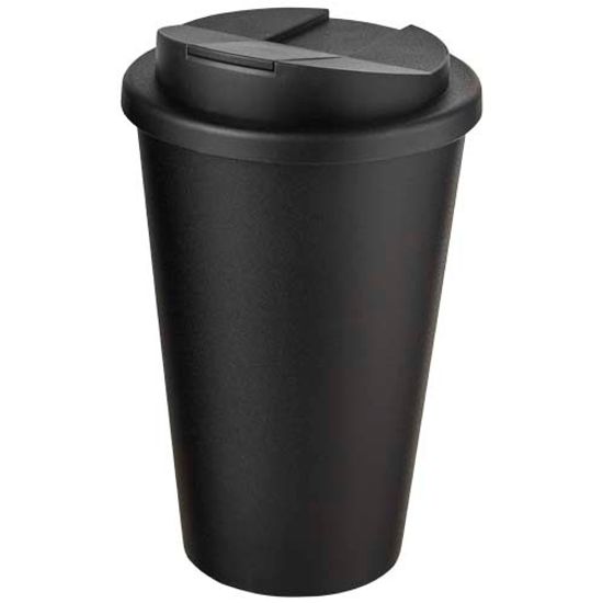 Кружка с герметичной крышкой Americano® Eco из переработанного материала объемом 350 мл