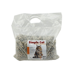 Наполнитель для кошачьего туалета минеральный впитывающий «Simple Cat» для длинношерстных кошек, 10 л