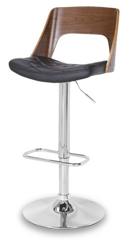 Стул барный JY1932 черный/хром