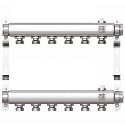 Коллекторная группа STI СH6 для радиаторной разводки (6 вых.)