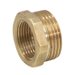 Футорка латунь Ду 15х10 (1/2"х3/8") НР/ВР VALFEX VF.581.L.012.038