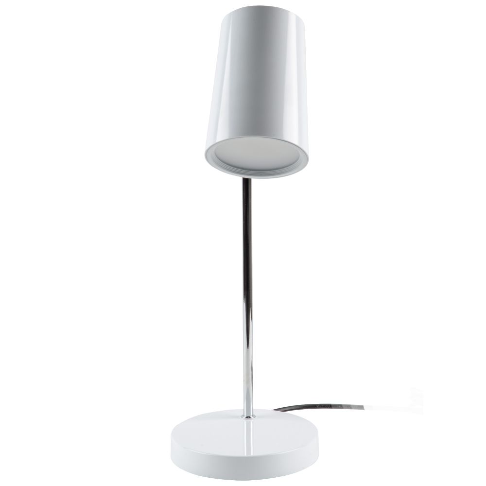 ULM-B600 6W-4500K-DIM WHITE Светильник настольный светодиодный. 6W. Сенсорный выключатель. Диммер. Белый. ТМ Uniel