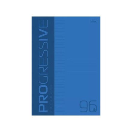 Тетрадь 96л, А4, линия, Хатбер Progressive, пласт.обл, синяя