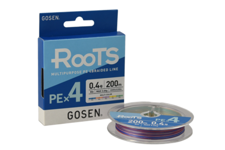 Шнур Gosen ROOTS PE X4 Multi Color 200м #1