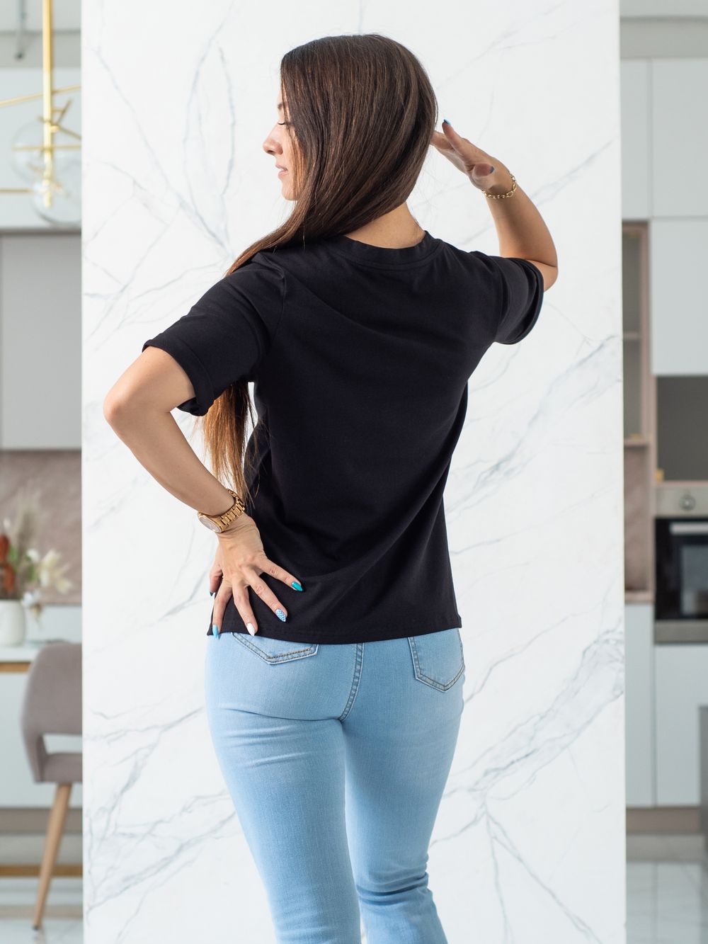 Футболка Villanelle, Черный