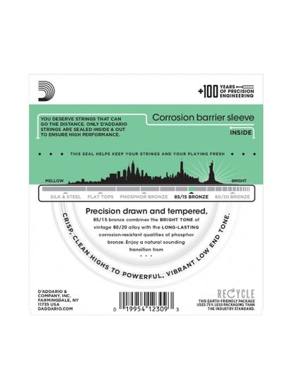 Струны для акустической гитары 12-54 D'ADDARIO EZ920