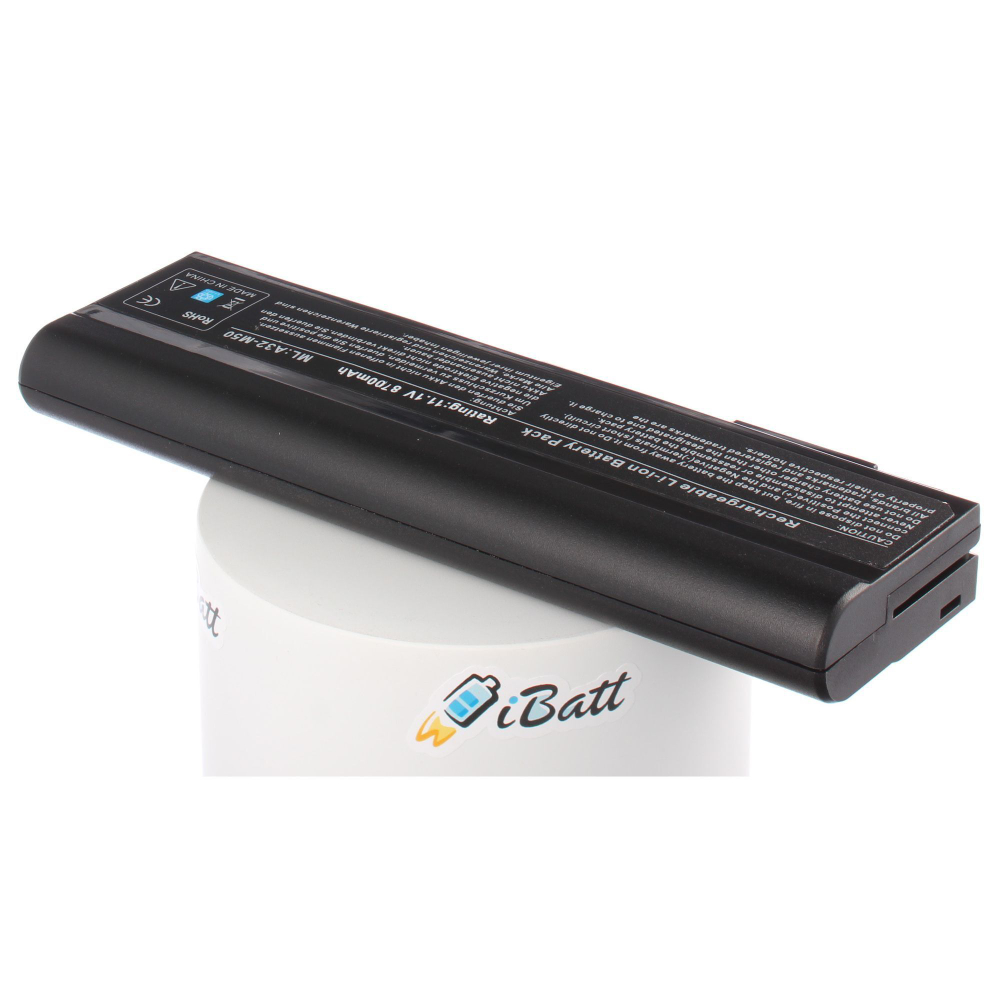 Аккумулятор iBatt 8700mAh, для X55Sv N53Jf N53SN N53Jn G60Vx M50Sr B23E M60J M50Sa B43V PRO64D G51J N53JQ PRO64 PRO64V G60J G60Jx Pro66IC G51Jx B43A X55Sr M50Vn N43SL G50VT L50VN B43F