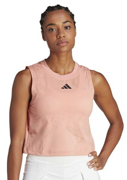 Женский топ теннисный Adidas Match Tank Pro - Розовый