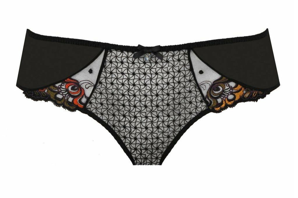 Трусы-шорты Ornella с вышивкой (Размер: 42) (Цвет: фиолетовый)