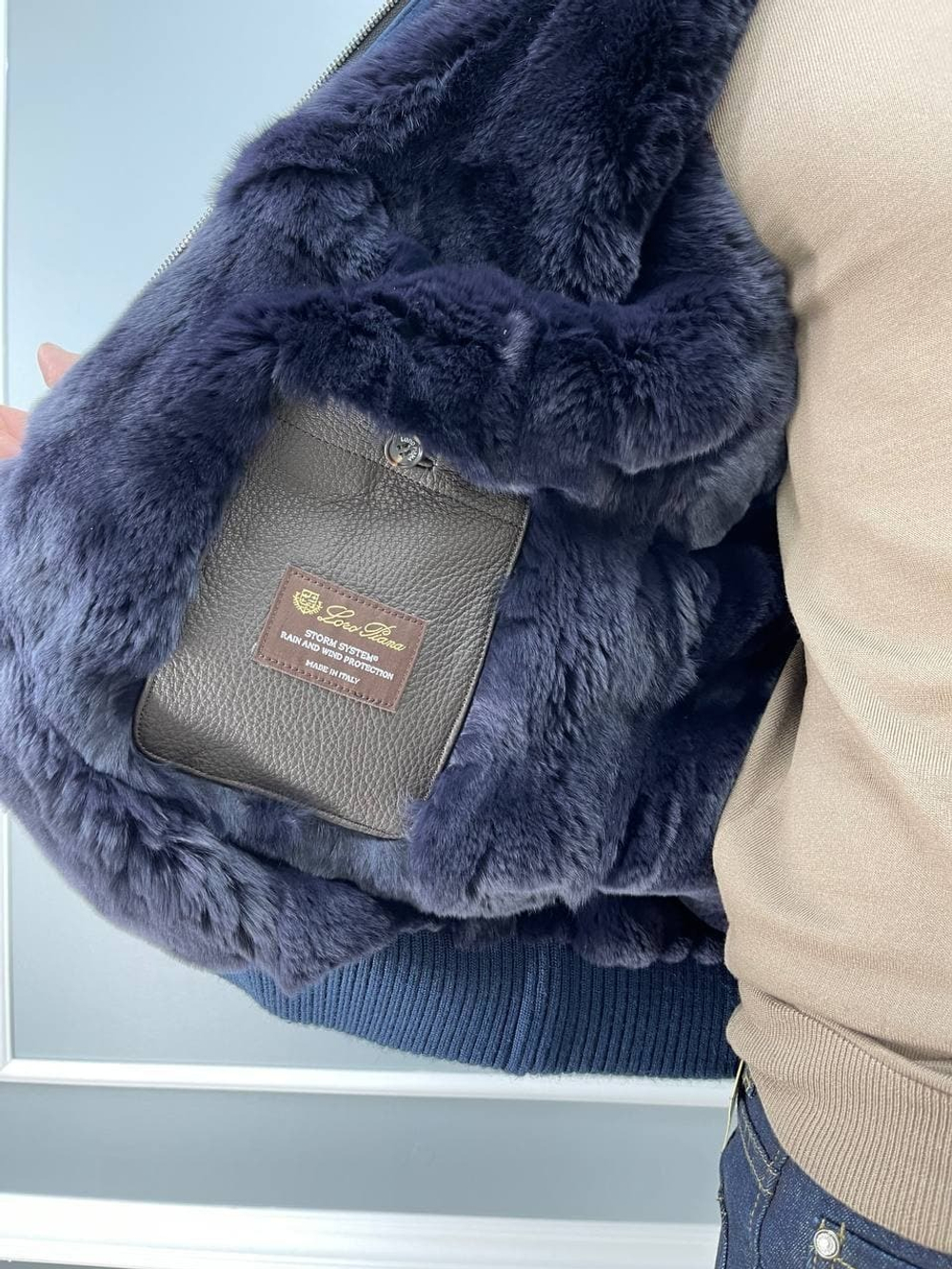 Меховой бомбер Loro Piana