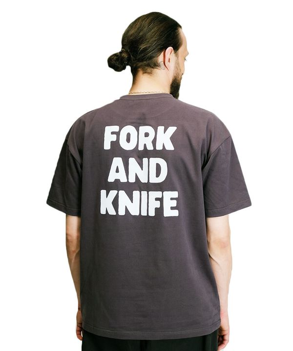 Футболка оверсайз F&K темно-серая - фото 2