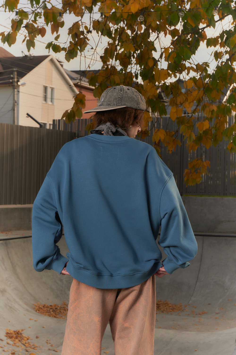 Свитшот Called a Garment Athletic Sweatshirt "Denim"