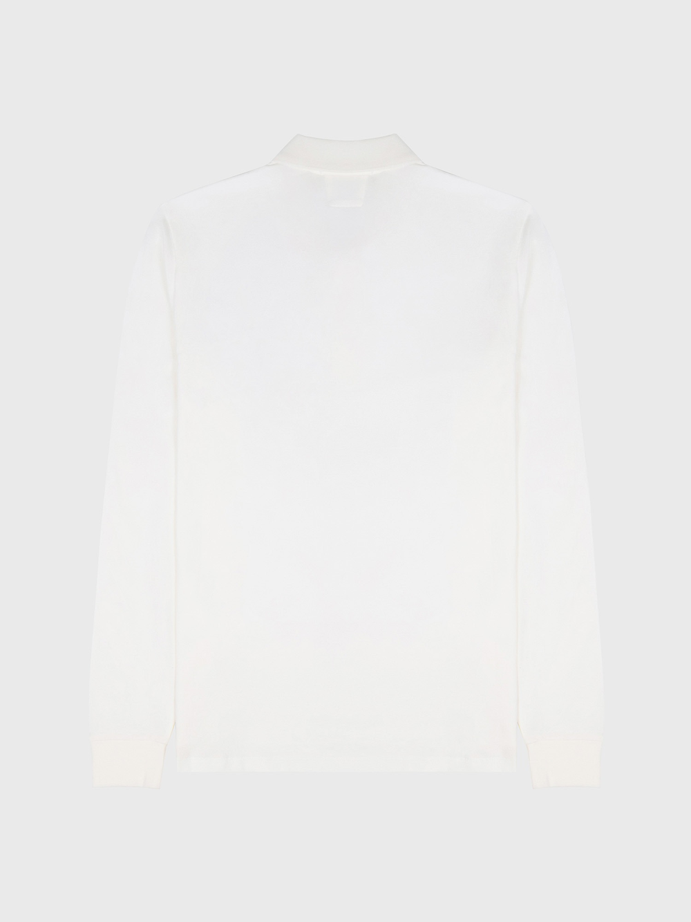 Поло с длинным рукавом C.P. Company Stretch Piquet Gauze White