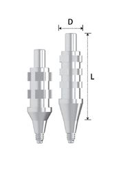 Слепочный трансфер узкий для открытой ложки без шестигранника