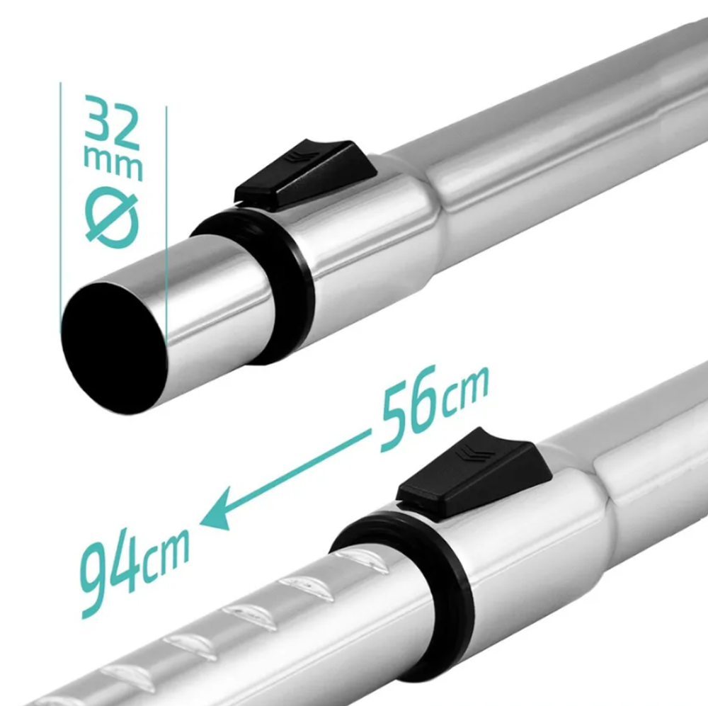 Телескопическая трубка для пылесоса универсальная, D - 35 мм / L - 790 мм (хром) купить | REBALL.SU