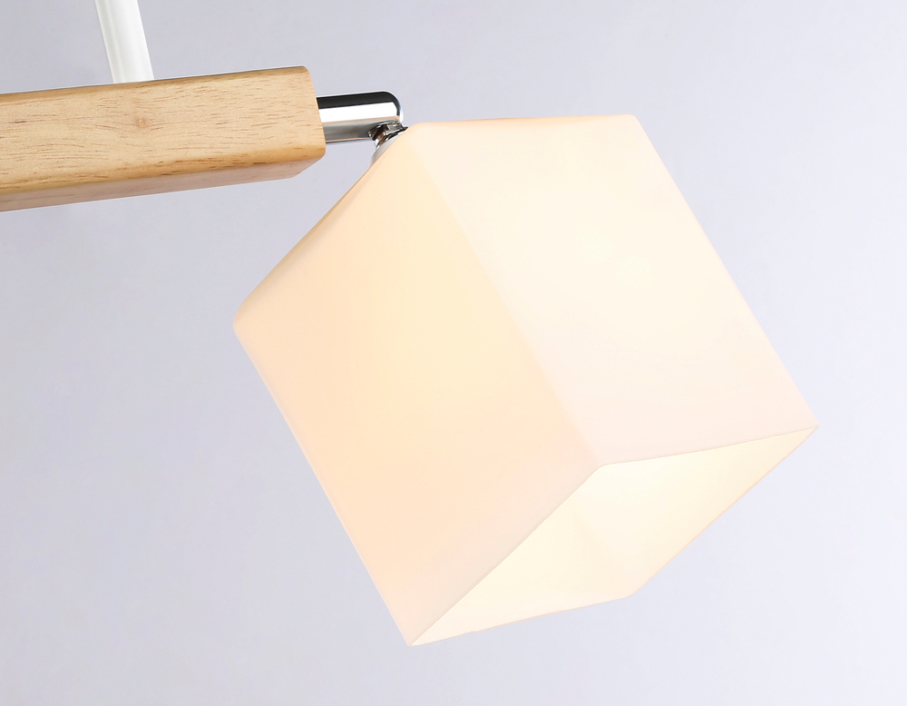 Подвесной светильник TR9511/2 WH/CH/FR белый/хром/белый матовый E27*2 max 40W 517*100*246