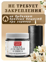 Краска для свечей и гипса «Чёрная жемчужина»