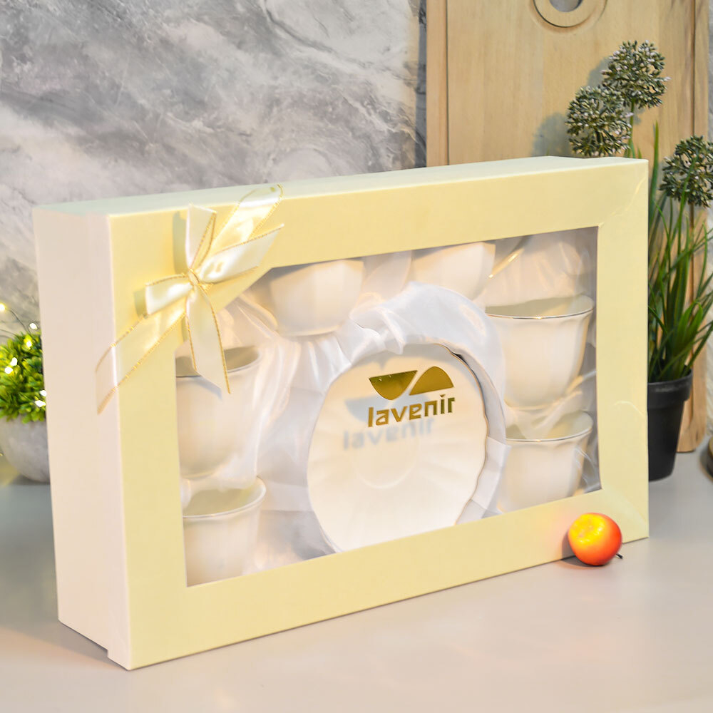 Чайный набор 12 предметов 250мл "Пломбир" (00110503)