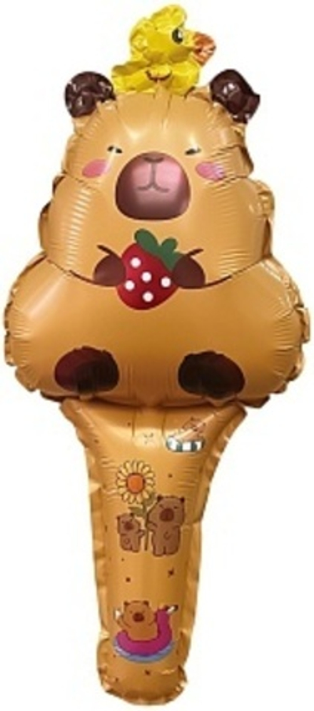 К Мини фигура Капибара с ягодкой ручной