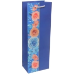 Пакет под бутылку «Цветочный сад» 36*12,5*8,5 см