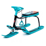 Снегокат «Тимка спорт 1+» Nika Kids sportbike (черный каркас) (арт. ТС1+/SB)