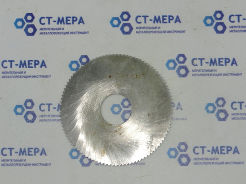 Фреза отрезная по металлу 80х1х22мм z=100 Р18 без фаски без ш/п