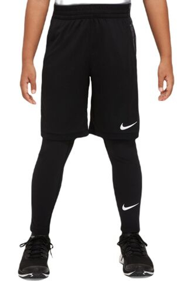 Штаны для мальчика теннисные Nike Pro Dri-Fit Tights - черный