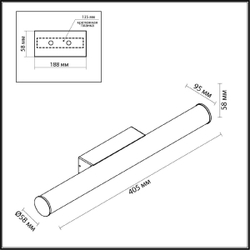 Подсветка для зеркал Odeon Light Anter 6617/8WL