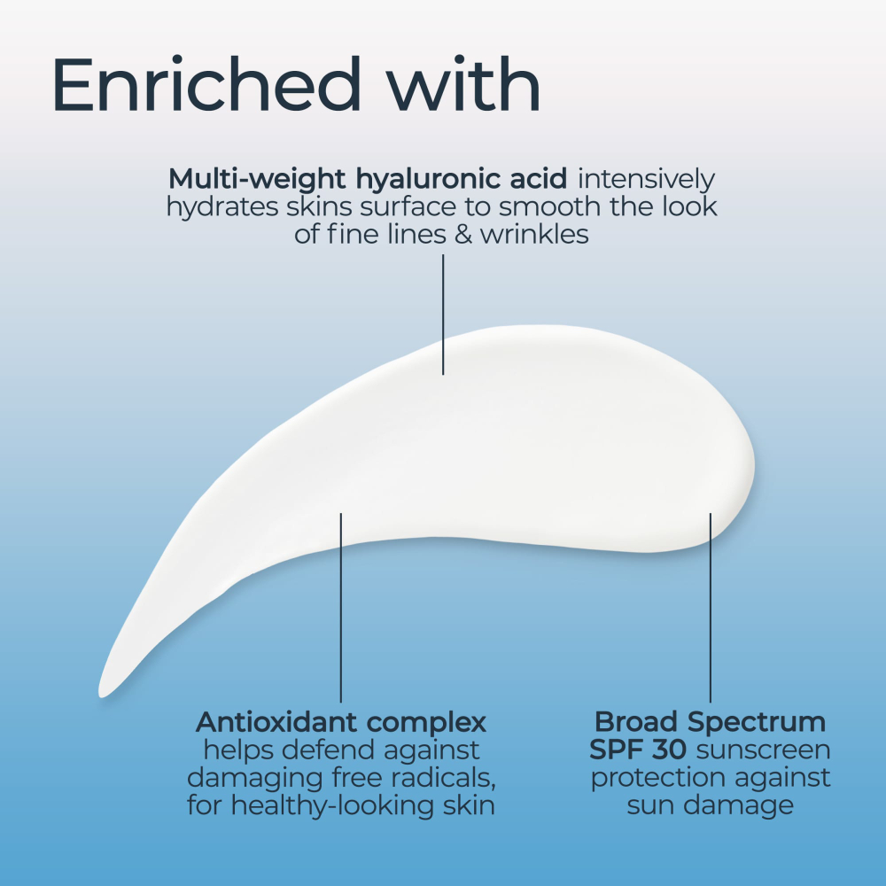Eucerin, Face, ежедневный лосьон для иммерсивного увлажнения, SPF 30, 75 мл (2,5 жидк. унц.)