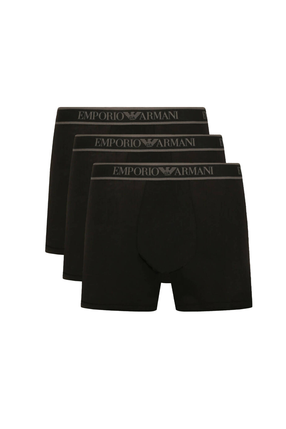 Трусики-боксеры 3шт. Emporio Armani - черный(111473 3F717)