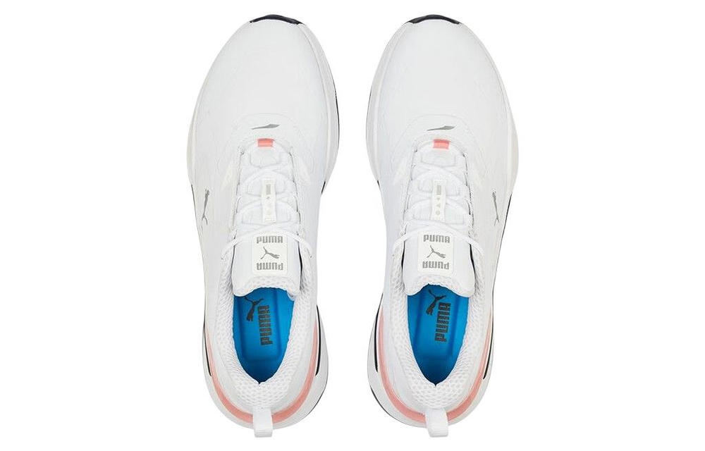 PUMA GS Fast Comfortable Low top Golf Shoes Men"s White Pink