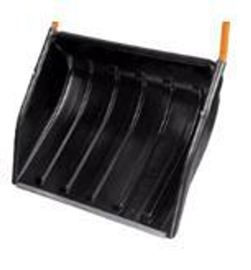 Лопата снеговая Движок пласт.   700*530  БАРИН черный  мороз. ал.пл.  ЦИКЛ