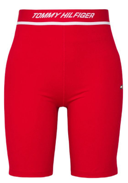 Женские теннисные шорты Tommy Hilfiger RW Fitted Tape Short - Red